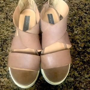 Steve Madden wedged sandals 7.5-8